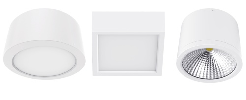 Surface-mounted spotlights