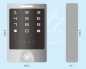 Preview: Code lock, standalone access control, keypad, keypad, waterproof IP 65, touch