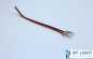 Preview: LED Band Anschlussstecker 2pol, 15cm, Anschluss für LED COB Streifen