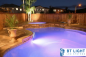 Preview: LED Unterwasser Pool Leuchte RGB 120W IP68, Edelstahl 316L Marine