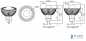 Preview: LED Leuchtmittel, 7W, GU5,3 CREE XB-D