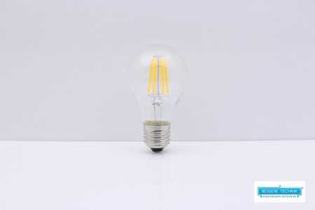 LED Leuchtmittel, 8W Dimmbar, 360° E27 LED Filament bulb A60