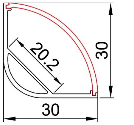 Aluminium LED Profile BT-ALP016