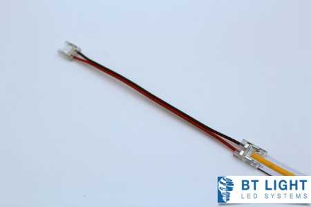 LED Band Steckverbinder 2pol, 15cm Kabel, Verlängerung für LED COB Streifen