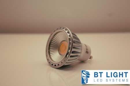 LED Leuchtmittel, 5W, GU10, COB