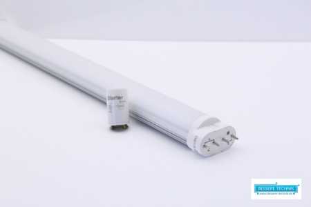LED lamps, 18W, 2G11, LED tube, retrofit lamp, incl. LED starter