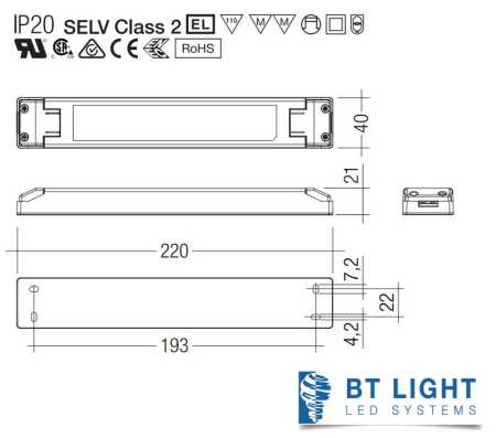 Tridonic, LED Treiber 24V 35W 1,5A Festspannung, LCU 35W 24V TOP SR LED