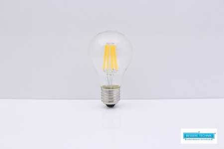 LED Leuchtmittel, 8W Dimmbar, 360° E27 LED Filament bulb A60