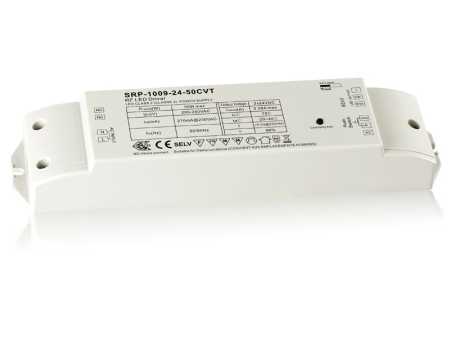 Constant Voltage 50W Dimmable PWM CCT LED Driver with RF SRP-1009-24-50W-CVF