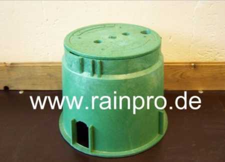 Ventilkasten 10", rund, aus HDPE, VBC-1010