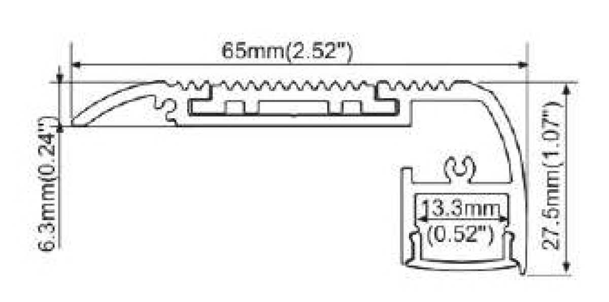 Aluminium LED Treppen-Stufen Profile BT-LL-ALP024-R 2m länge