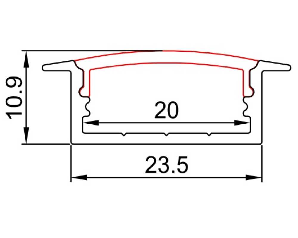 Aluminium LED Profile BT-ALP013