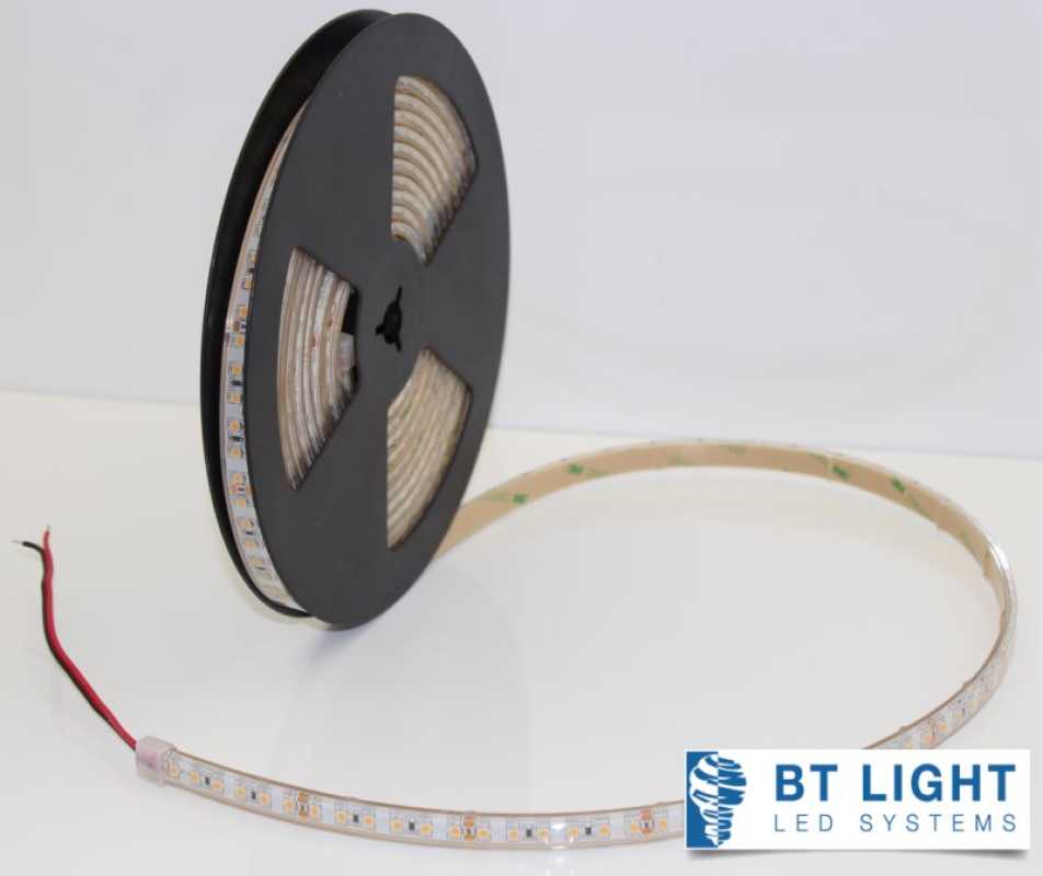 LED Singel Color, Warm Weiß, Band/Stripe, 24Vdc, 9,6W/m, 5,0m IP68