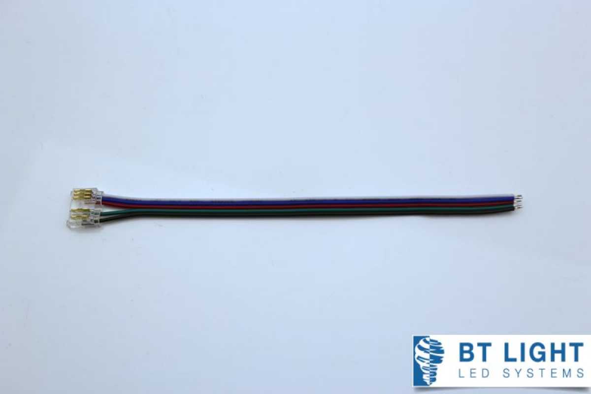 LED Band Steckverbinder 5pol, 15cm Kabel, Anschlussstecker für LED RGBW COB Streifen