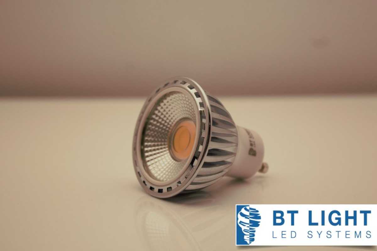 LED Leuchtmittel, 5W, GU10, COB