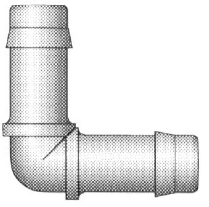 Winkel 90° 1/2" Tülle x 1/2" Tülle, E12