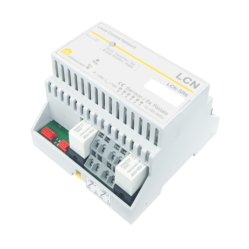 LCN-SR6, Relais-Modul für die Hutschiene