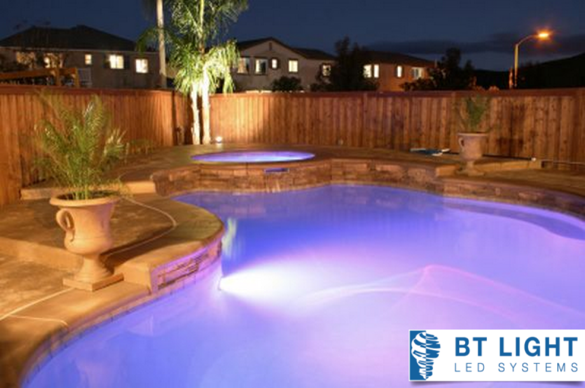 LED Unterwasser Pool Leuchte RGB 120W IP68, Edelstahl 316L Marine