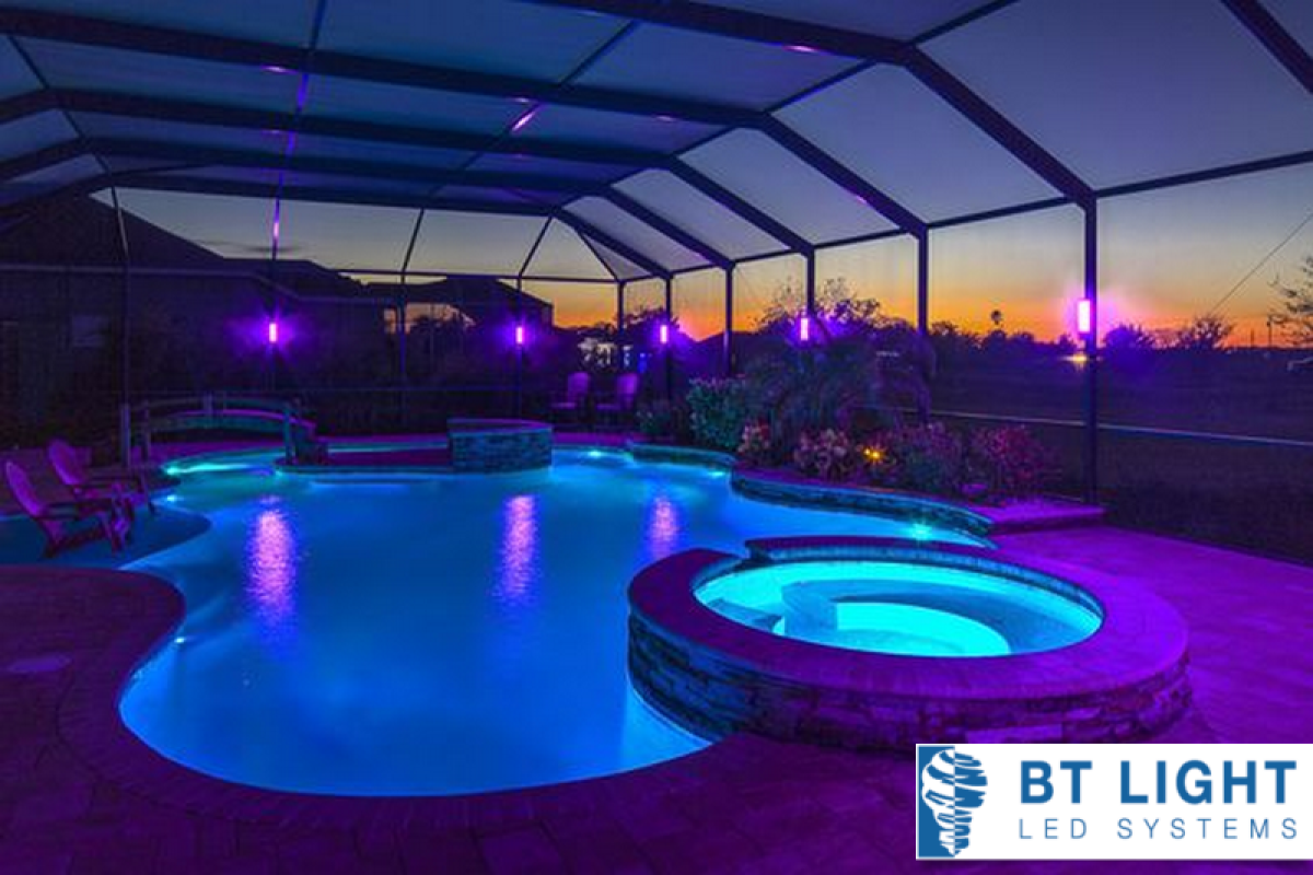 LED Unterwasser Pool Leuchte RGB 120W IP68, Edelstahl 316L Marine
