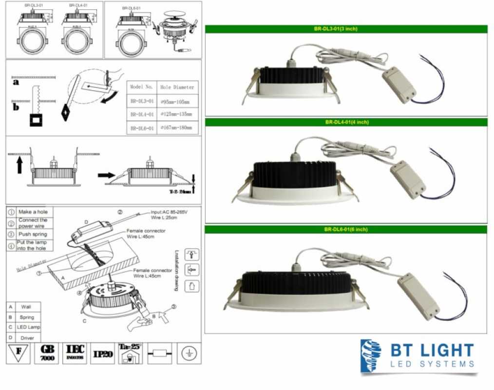 LED Downlight Einbaustrahler, Dimmbar,  10W, Serie1