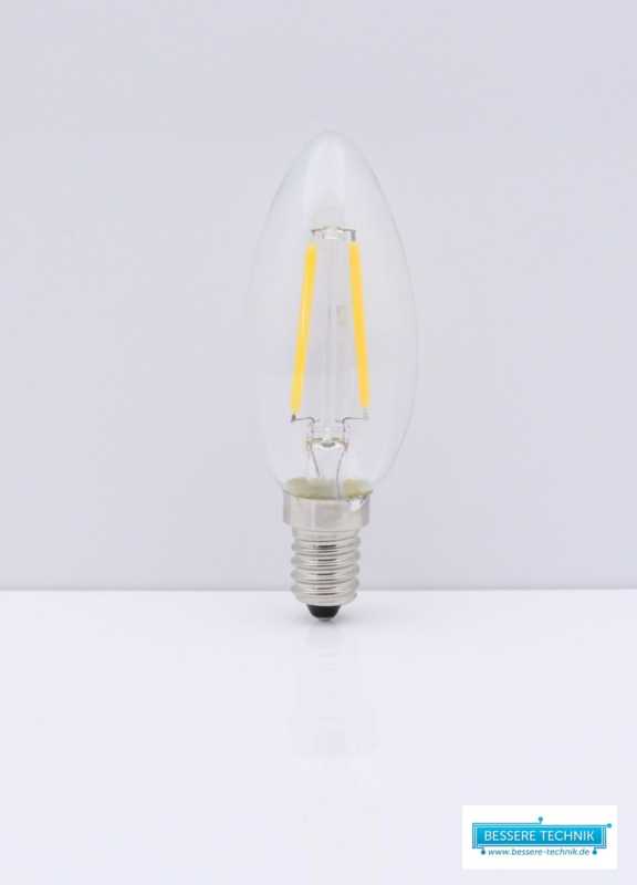 LED Leuchtmittel, 2W 360° E14 LED Filament bulb C35