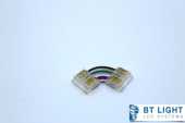 LED Band Steckverbinder 5pol, 90° Kabel, Verlängerung für LED RGBW COB Streifen