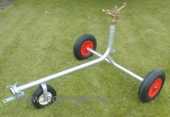 "Sports field" tripod with solid rubber tires, Stat-5050