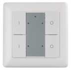 Single Color Wall Mounted Z wave Push Button Secondary Controller Light Switch SR-ZV9001K4-DIM