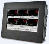 Temperatur Mehrkanal Datenlogger, 6 Kanal, Touch-Display, USB