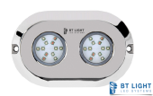 LED Unterwasser Pool Leuchte RGB 120W IP68, Edelstahl 316L Marine